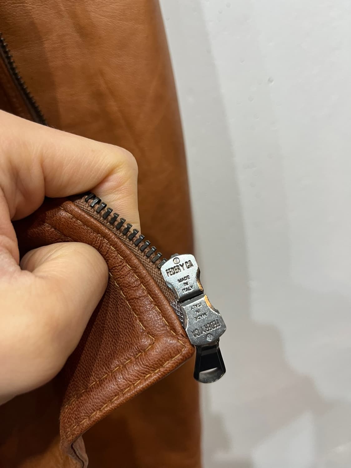 VERA PELLE 베라펠레 레더 바이커 자켓 Made in ITALY 상품이미지10