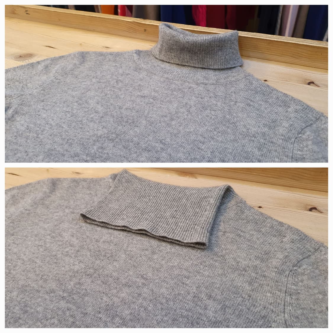 55.Cashmere 터틀 크롭니트 상품이미지3