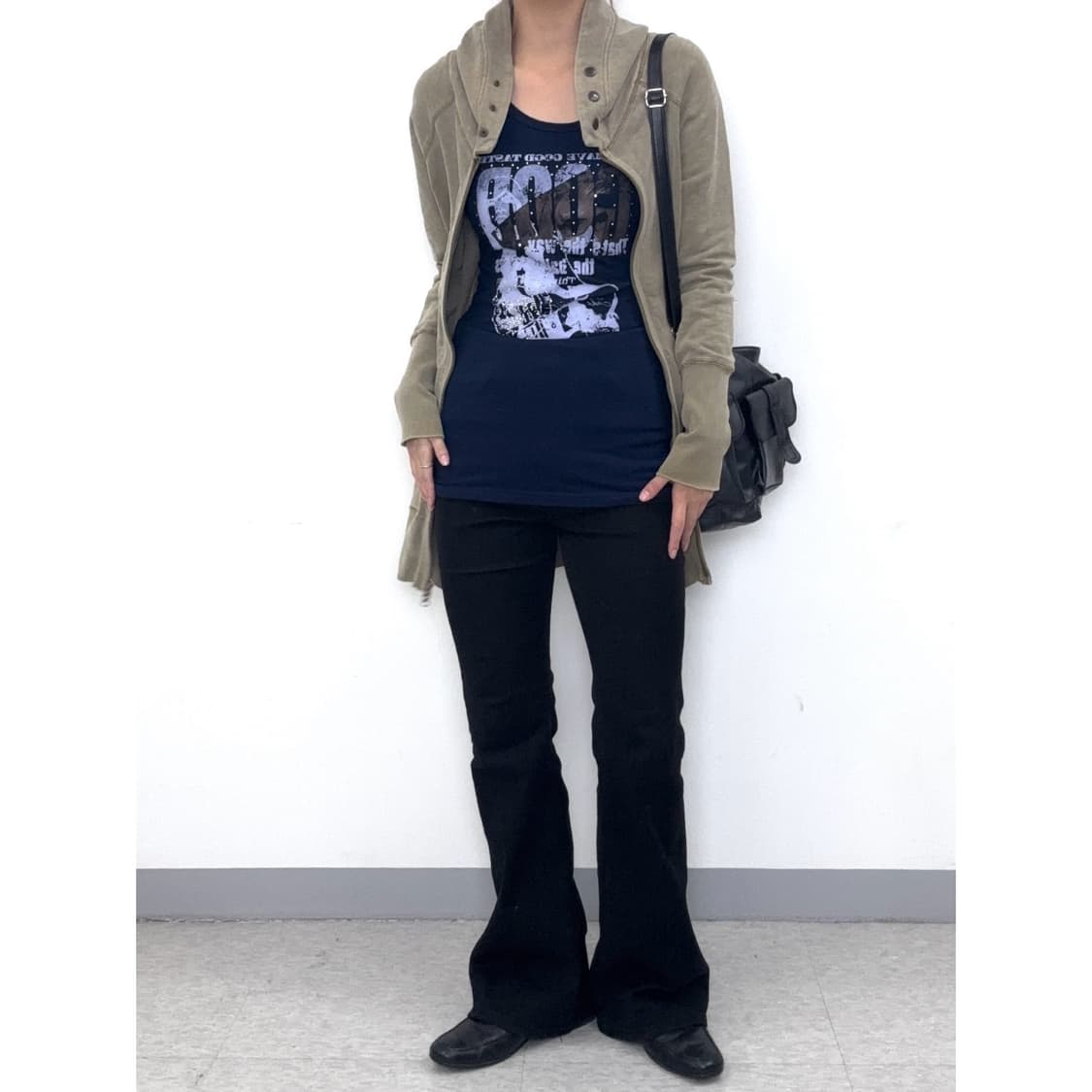 빈티지 락시크 펑크룩 y2k 반소매 상품이미지3