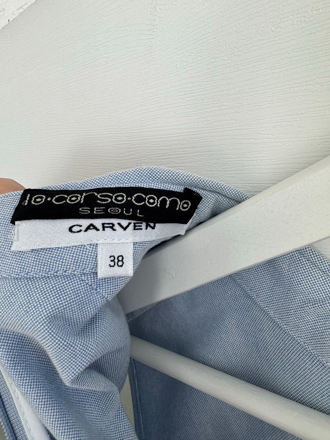 CARVEN 까르벤 옥스포드 셔츠 원피스 38  상품이미지5