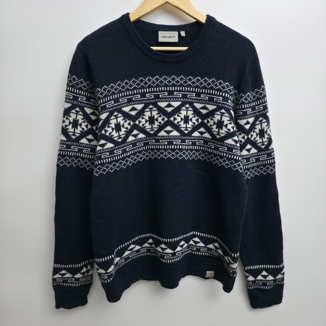 [L] 칼하트 페어아일 네이비 니트 상품이미지1