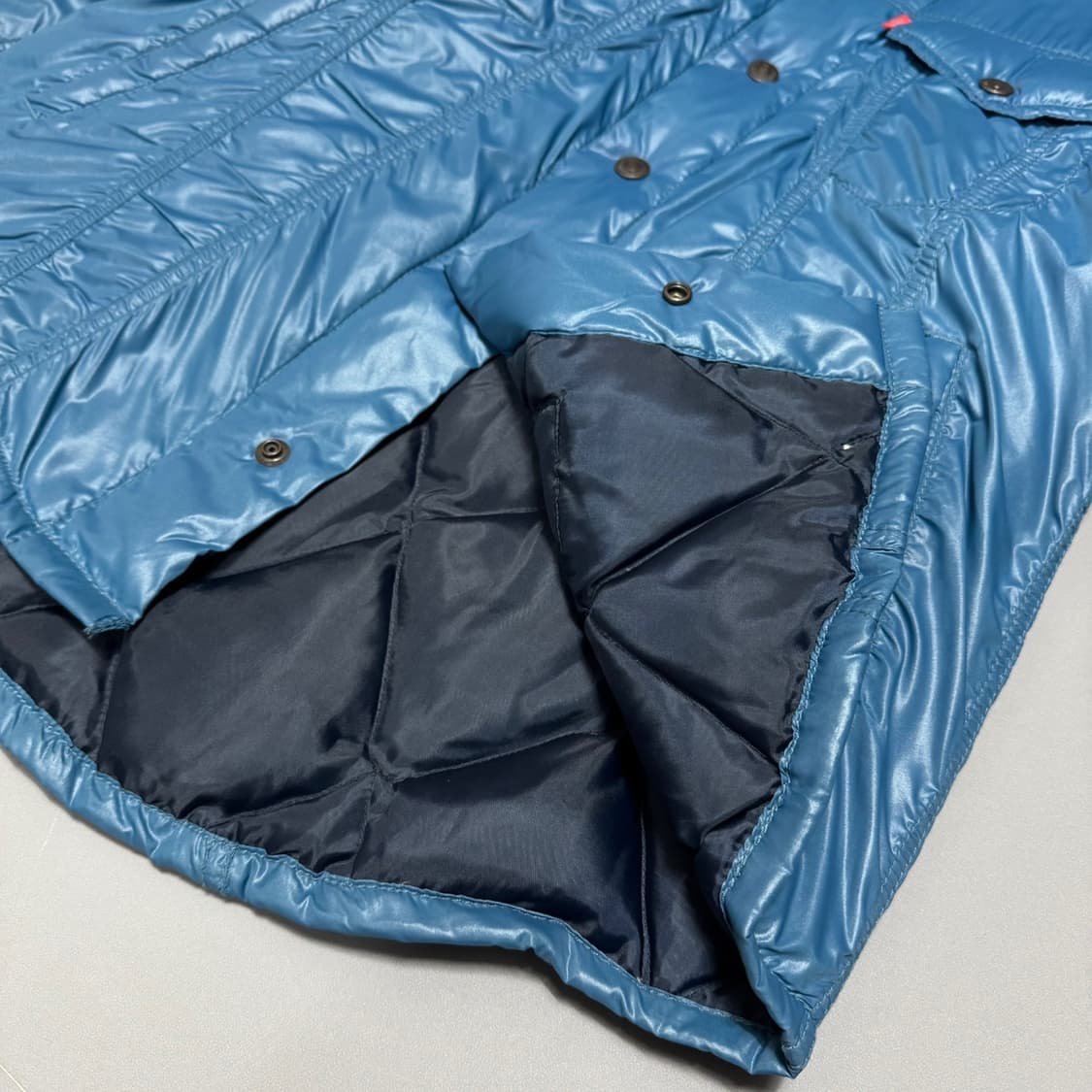 리바이스(Levi's) 블루컬러 나일론 혼방 스냅버튼 셔츠 다운 자켓 상품이미지6