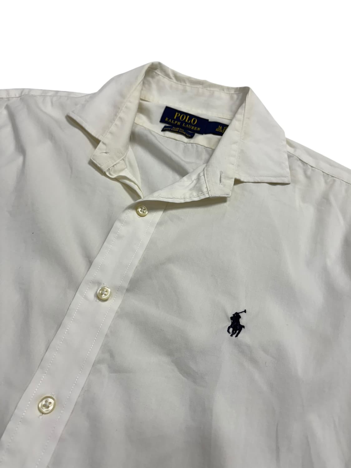 폴로 랄프로렌 슬림핏 화이트 셔츠 상품이미지5