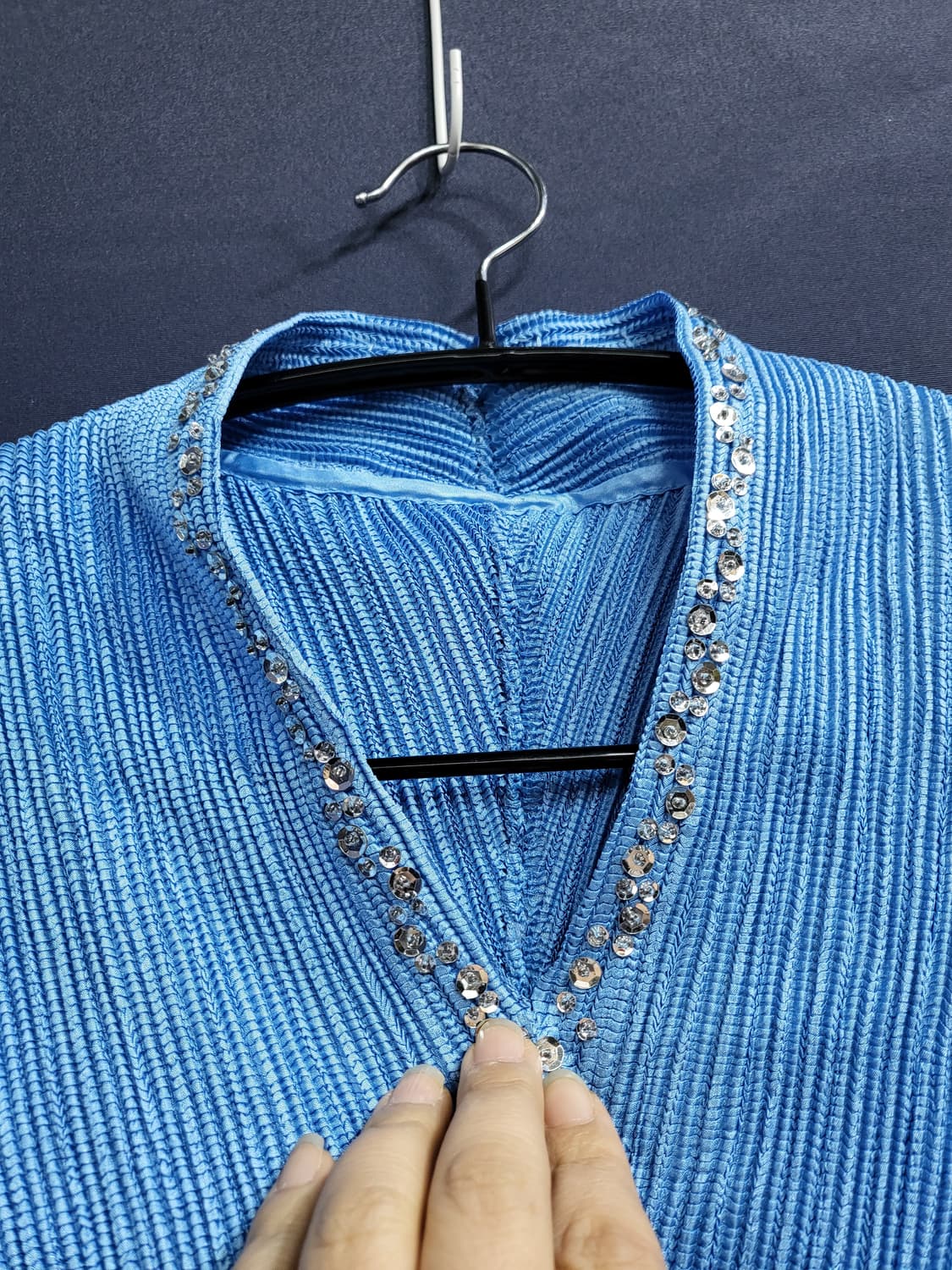 플리츠 프리 베스트 블라우스 상품이미지2