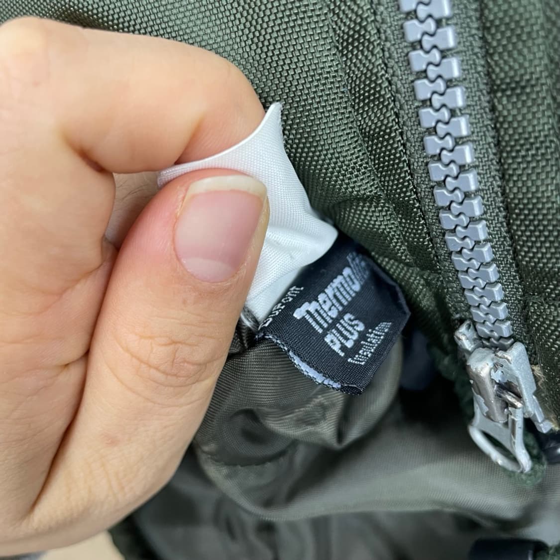 라크로스 Lacrosse 카키 올드스쿨 후드 윈드브레이커 L 상품이미지3