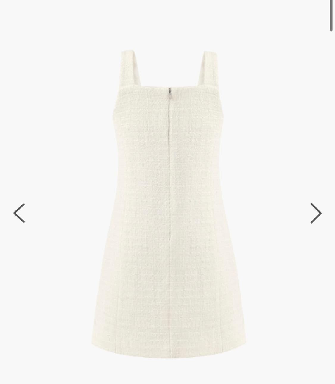 button sleeveless dress - ivory 상품이미지3