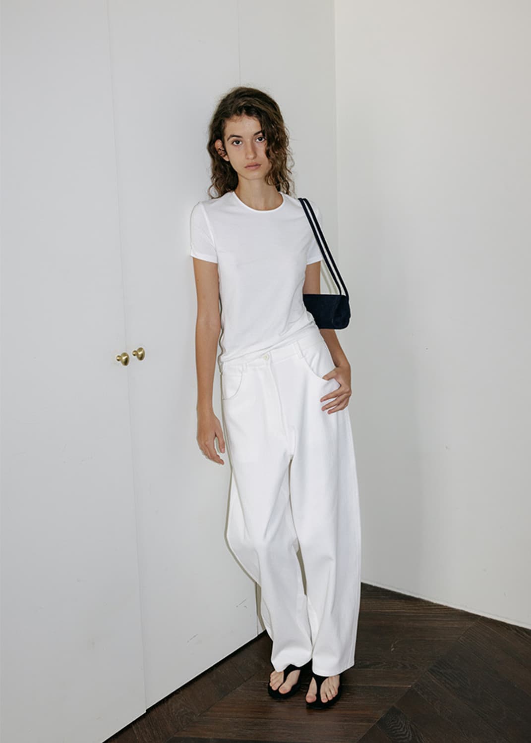 le17 BASICO TOP by JAPANESE FABRIC white 상품이미지1