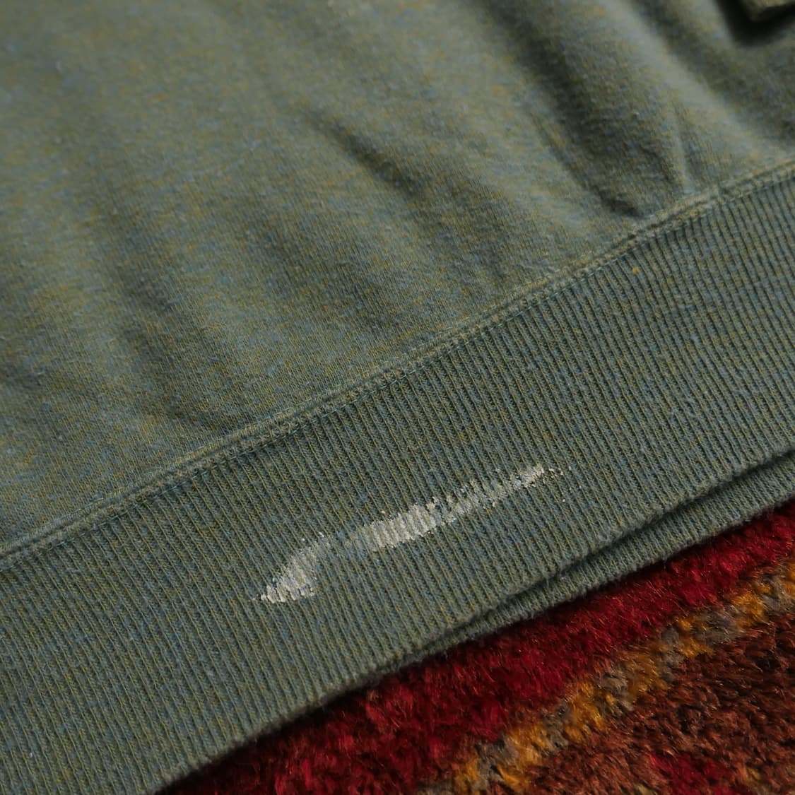 60s Faded Green Blank Raglan Sweatshirt 상품이미지6