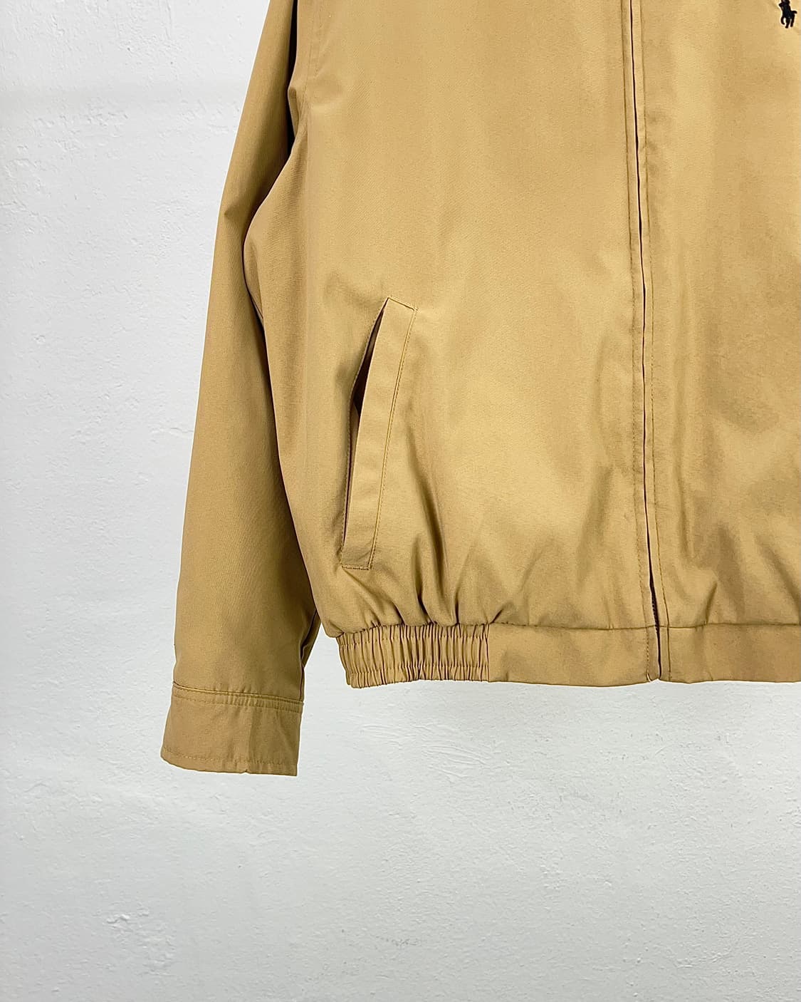 폴로 랄프로렌 베이지 폴리쉘 베이포트 해링턴 블루종 자켓 상품이미지4