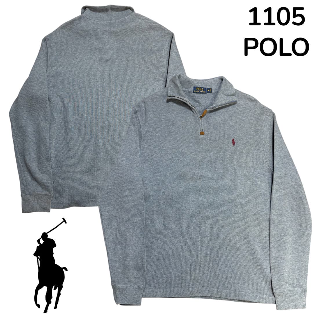 폴로 신형 레드포니 반집업 니트 카라티 맨투맨 M 상품이미지1