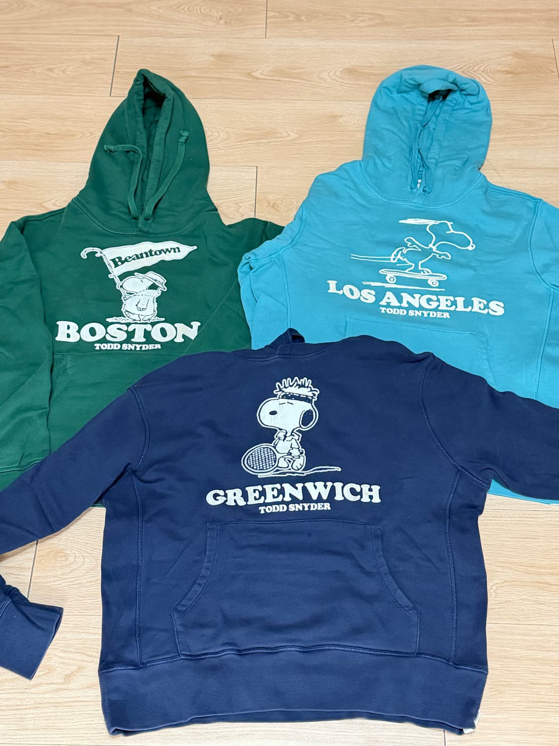 Todd Snyder 스누피 후드 3종 일괄판매 상품이미지1