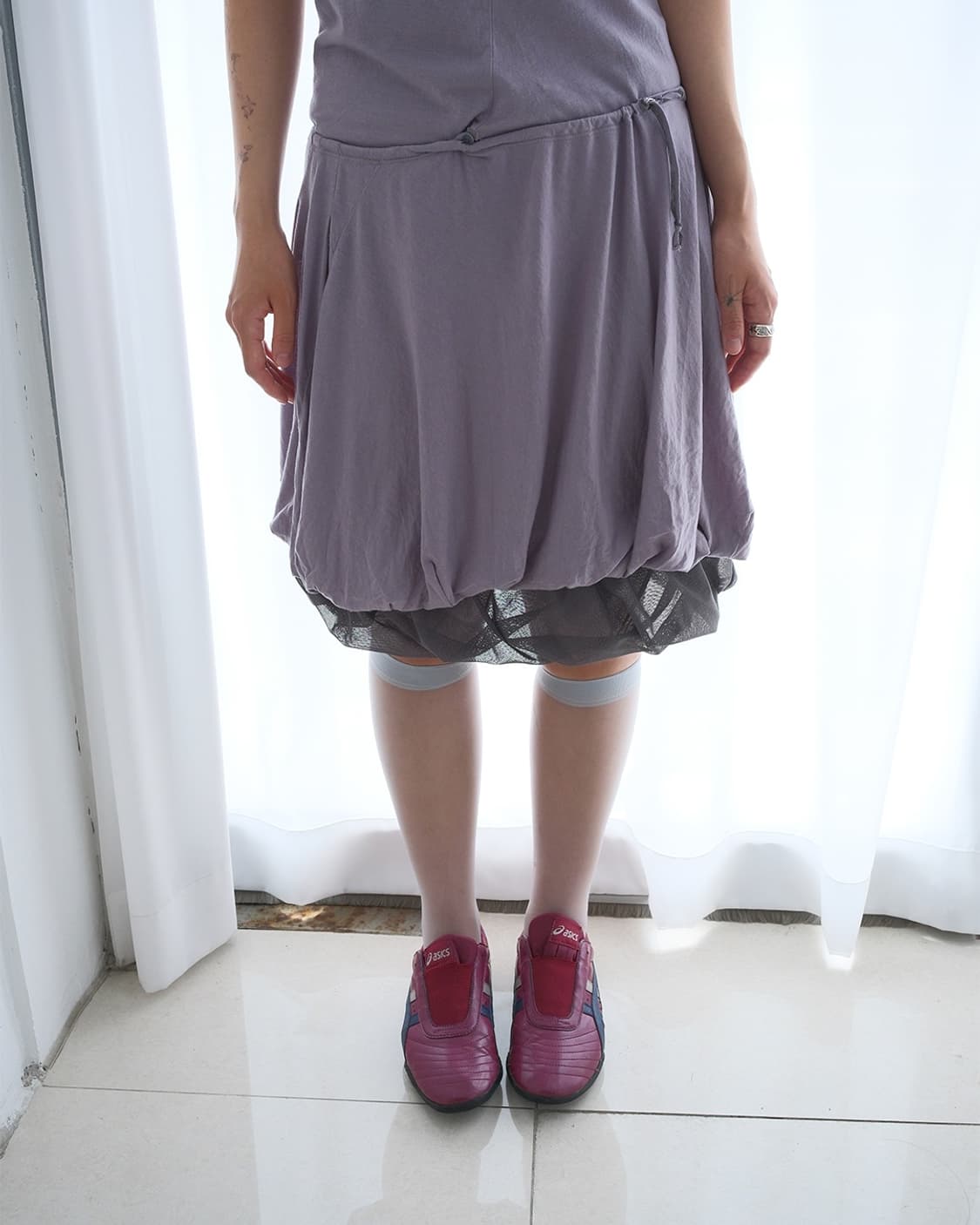 Tulle layered balloon dress 상품이미지4
