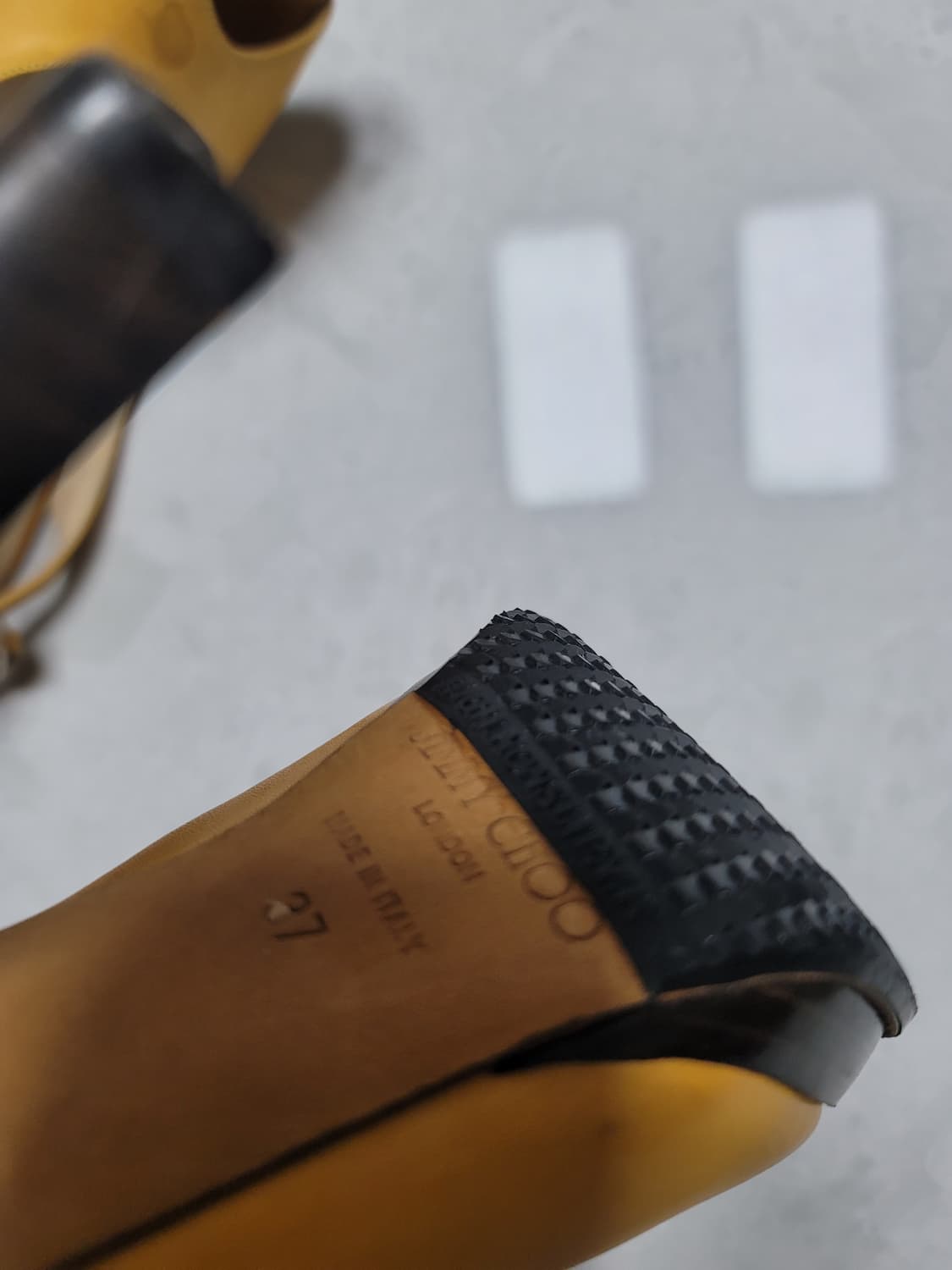 지미추 가죽 여성 하이힐 37(240) 상태확인 상품이미지5