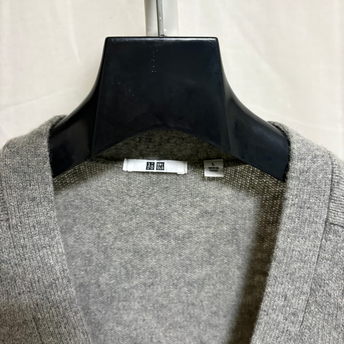 유니클로 램스울 가디건 / 그레이, L 상품이미지4