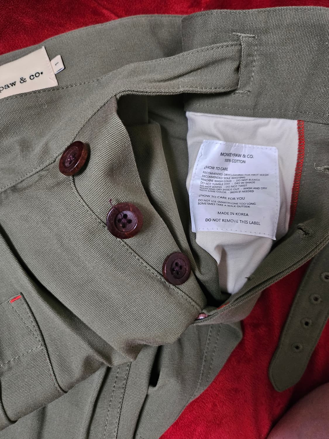 몽키포앤코 Monkey4&Co  코튼 반바지 상품이미지4