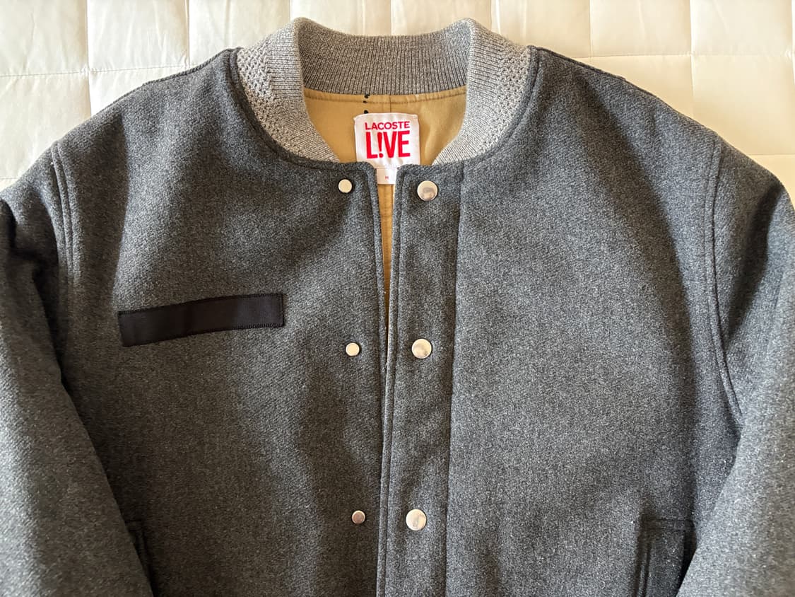 라코스테 라이브 봄버 리버시블 바시티 자켓 M 상품이미지5