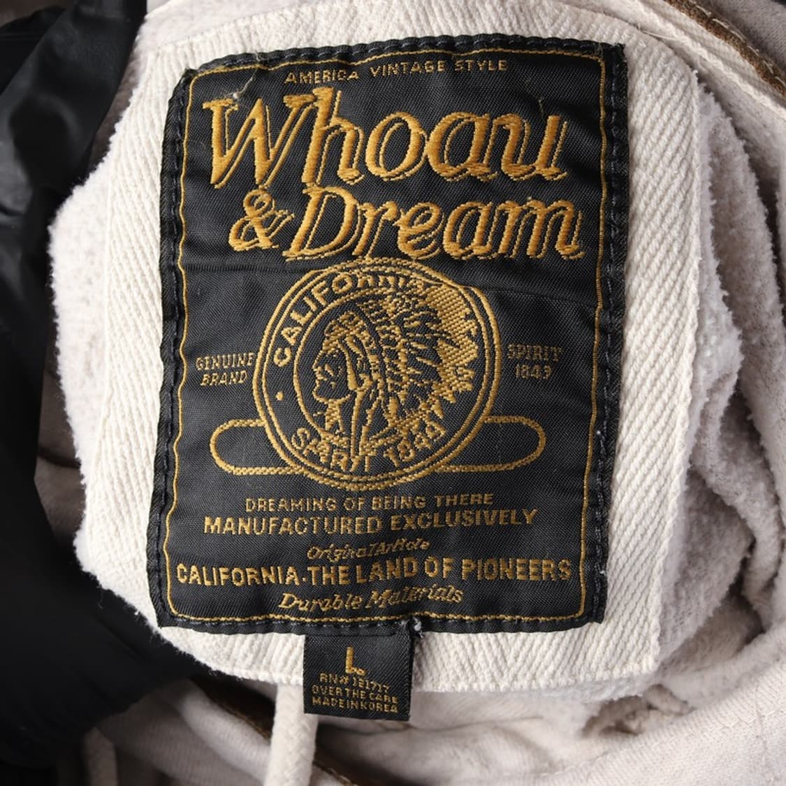 후아유 캘리포니아 빈티지 아카이브 기모 후드티 L 상품이미지6