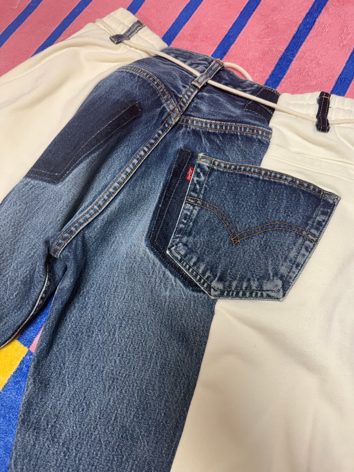 아디다스 X 리바이스 오버조깅진 커스텀팬츠 상품이미지7