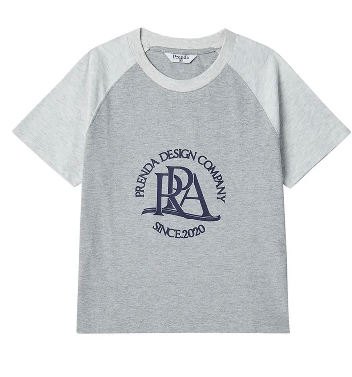 MAIN LOGO RAGLAN TEE GRAY 상품이미지2