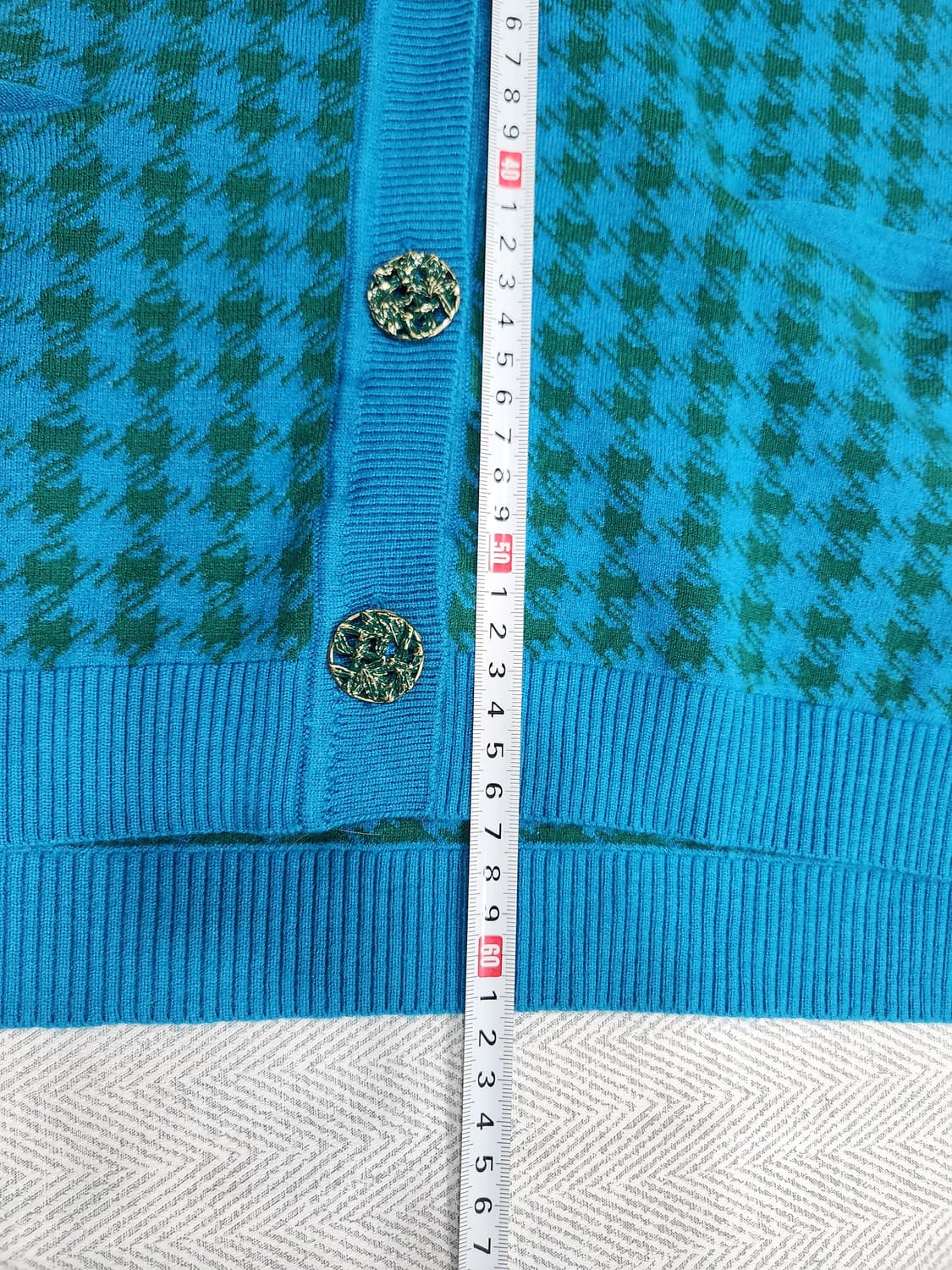 [66] 칼라거펠트 하운드투스 가디건 여성 66사이즈 상품이미지8