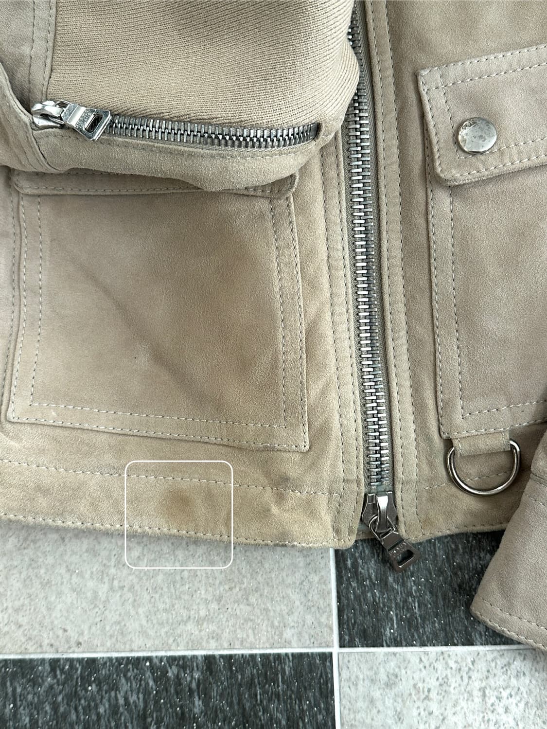 프라다 스포츠 00s 스웨이드 패널 자켓  상품이미지7