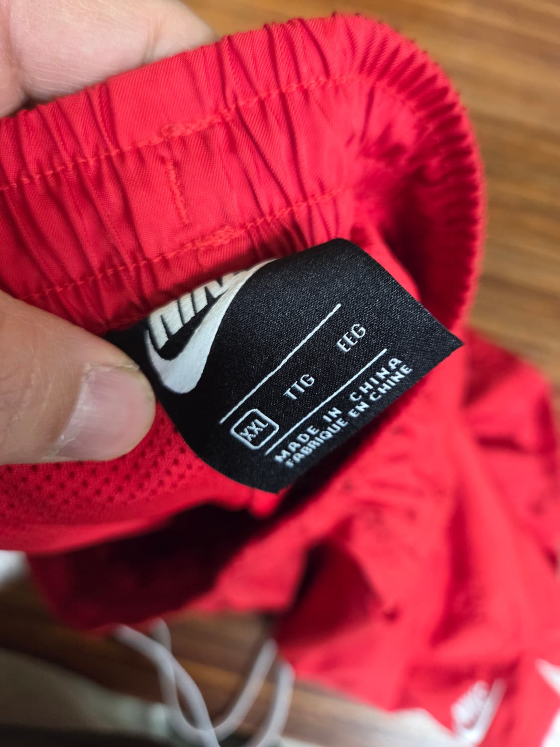 나이키 우븐플로우 쇼츠 반바지 xxl 레드 상품이미지3