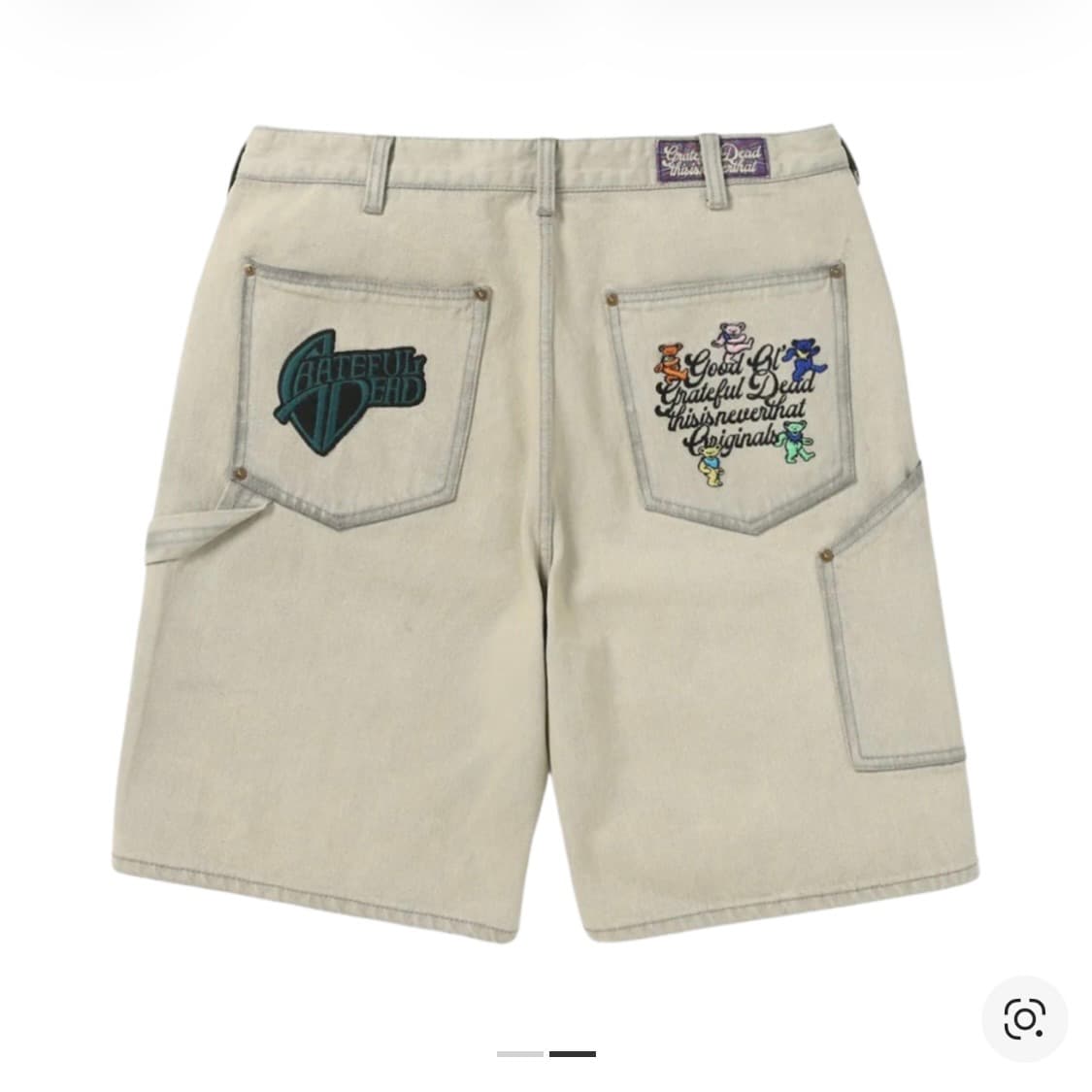 디스이즈네버댓 x 그레이트풀 데드/라이트닝 카펜터 쇼츠 S 상품이미지2