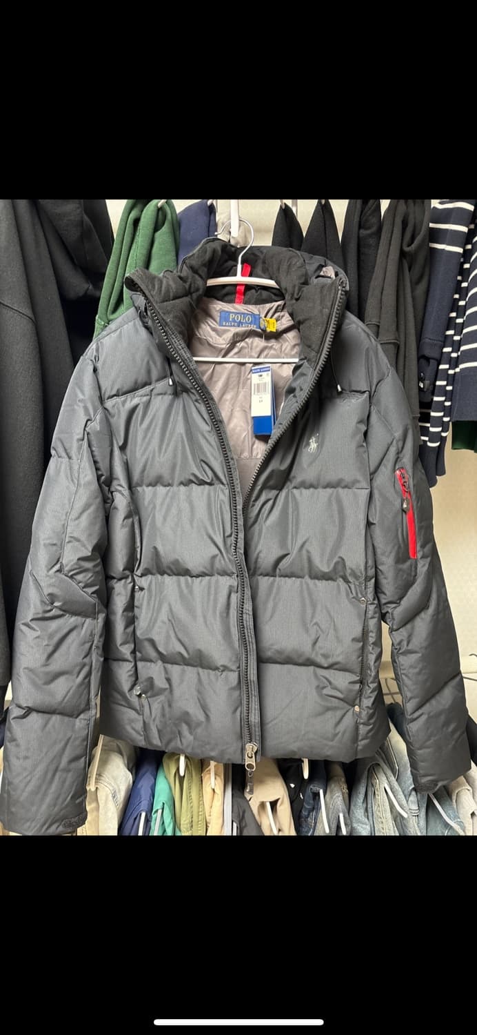 폴로 랄프로렌 남성 패딩 S 블랙 새상품 상품이미지2