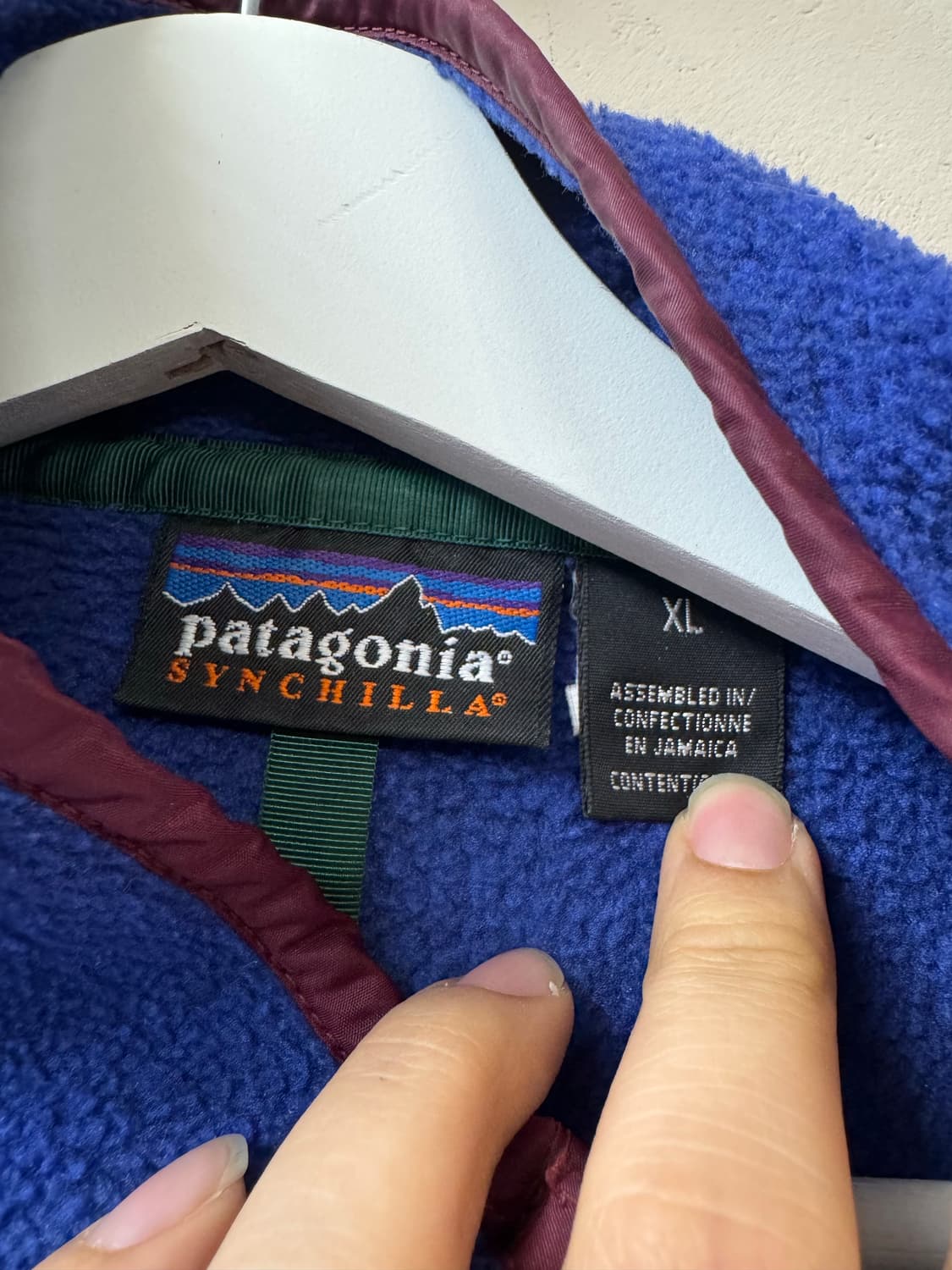 파타고니아 90s 신칠라 블루 xl 상품이미지3