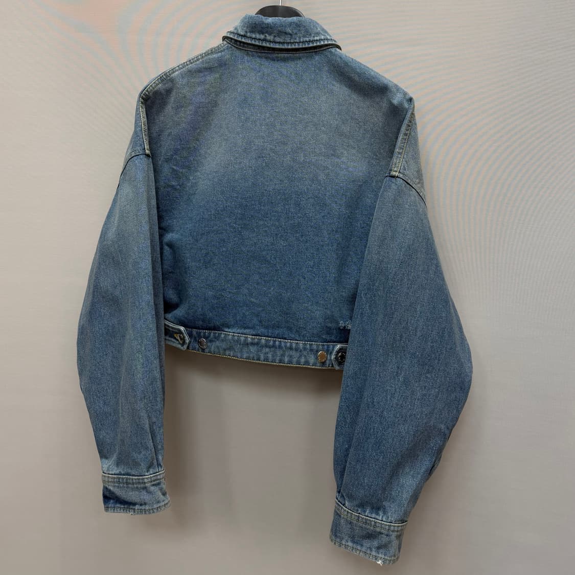 프라다 크롭 오가닉 데님 재킷 ( 크롭 여성 오버핏 ) 상품이미지5