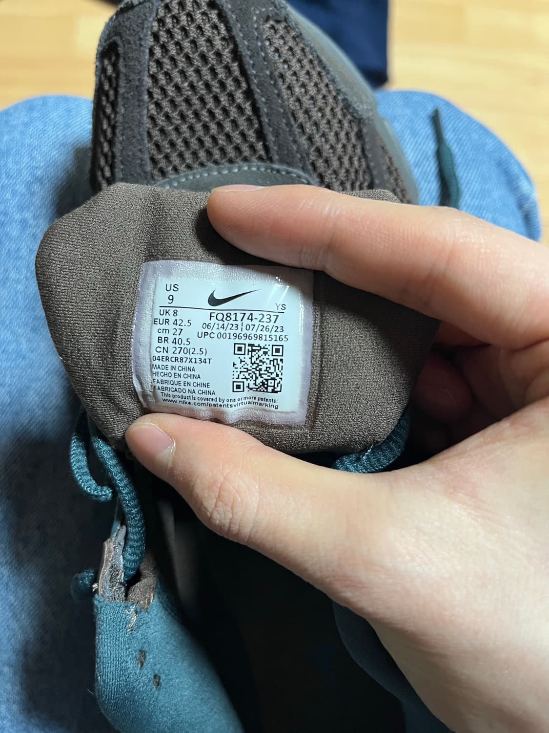 나이키 줌보메로 5  코르티스 성현 착용 상품이미지10