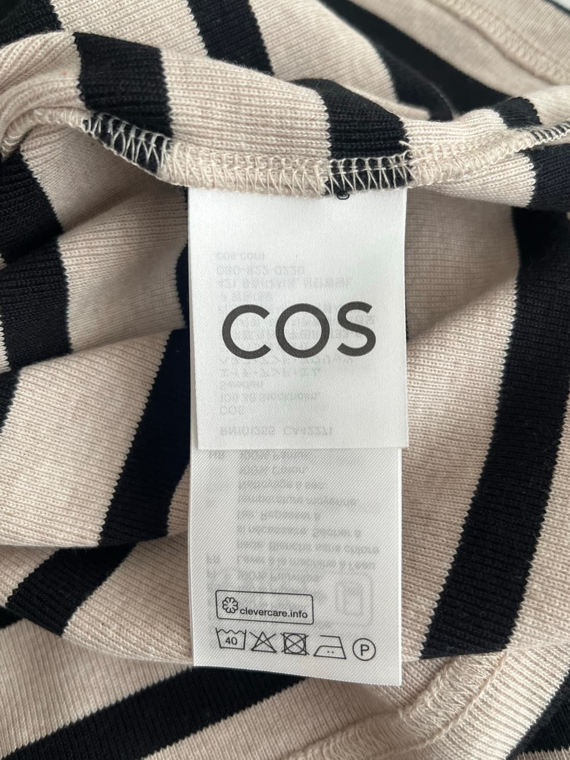 M) COS 보트넥 스트라이프 긴팔 티셔츠 상품이미지5