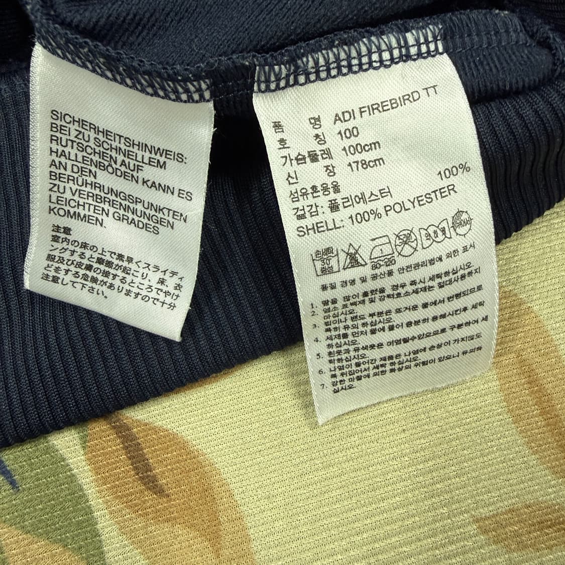 (L)아디다스 파이어버드 트랙탑 져지(네이비,남흰) 상품이미지3