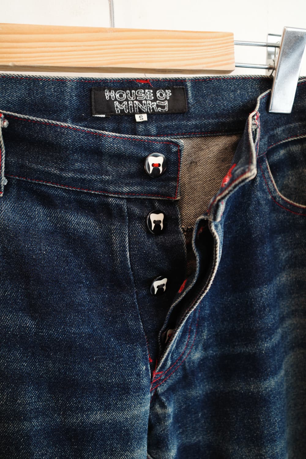 Japan brand 워싱 부츠컷 데님 (30인치) 상품이미지5