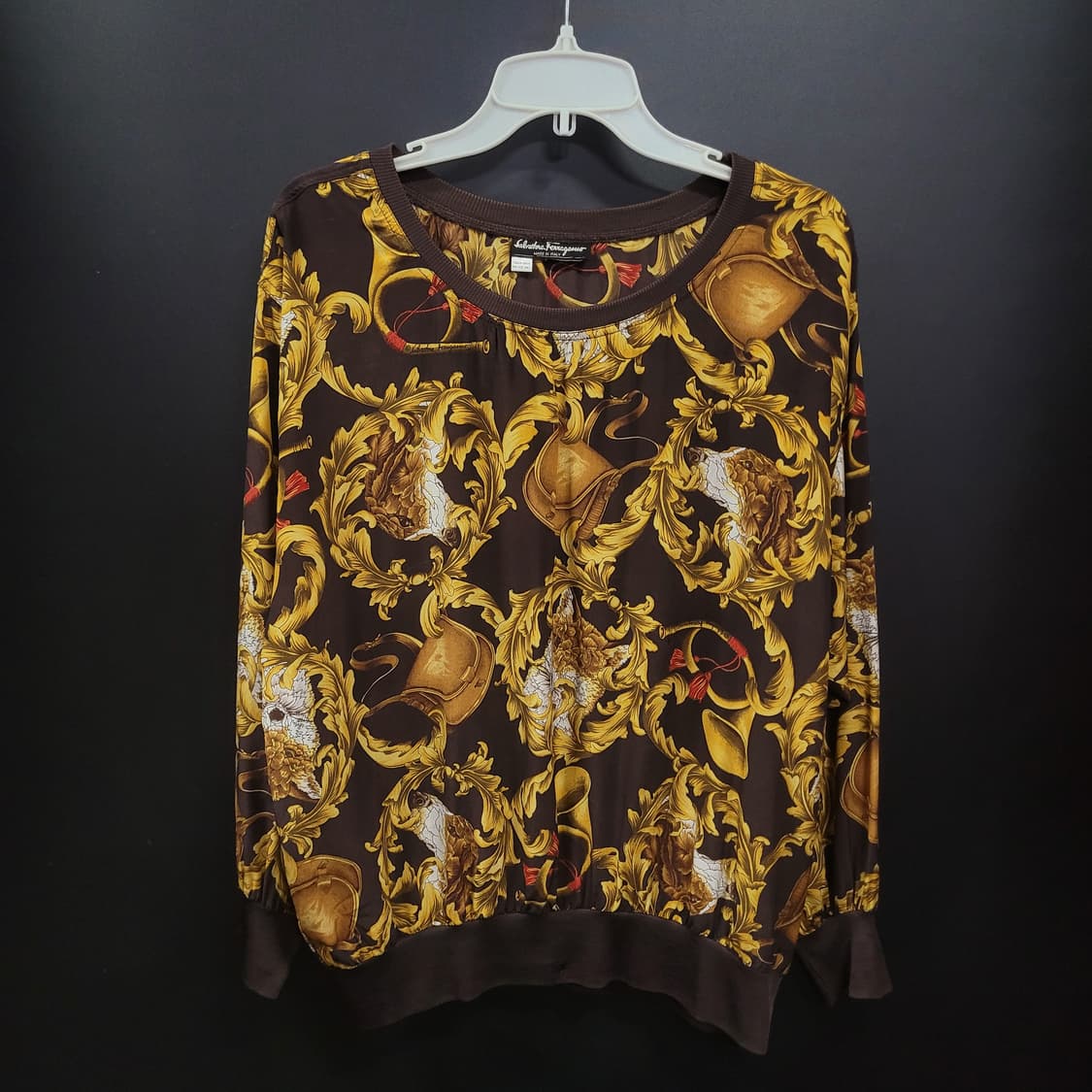 Salvatore Ferragamo 페라가모 실크 셔츠  상품이미지10