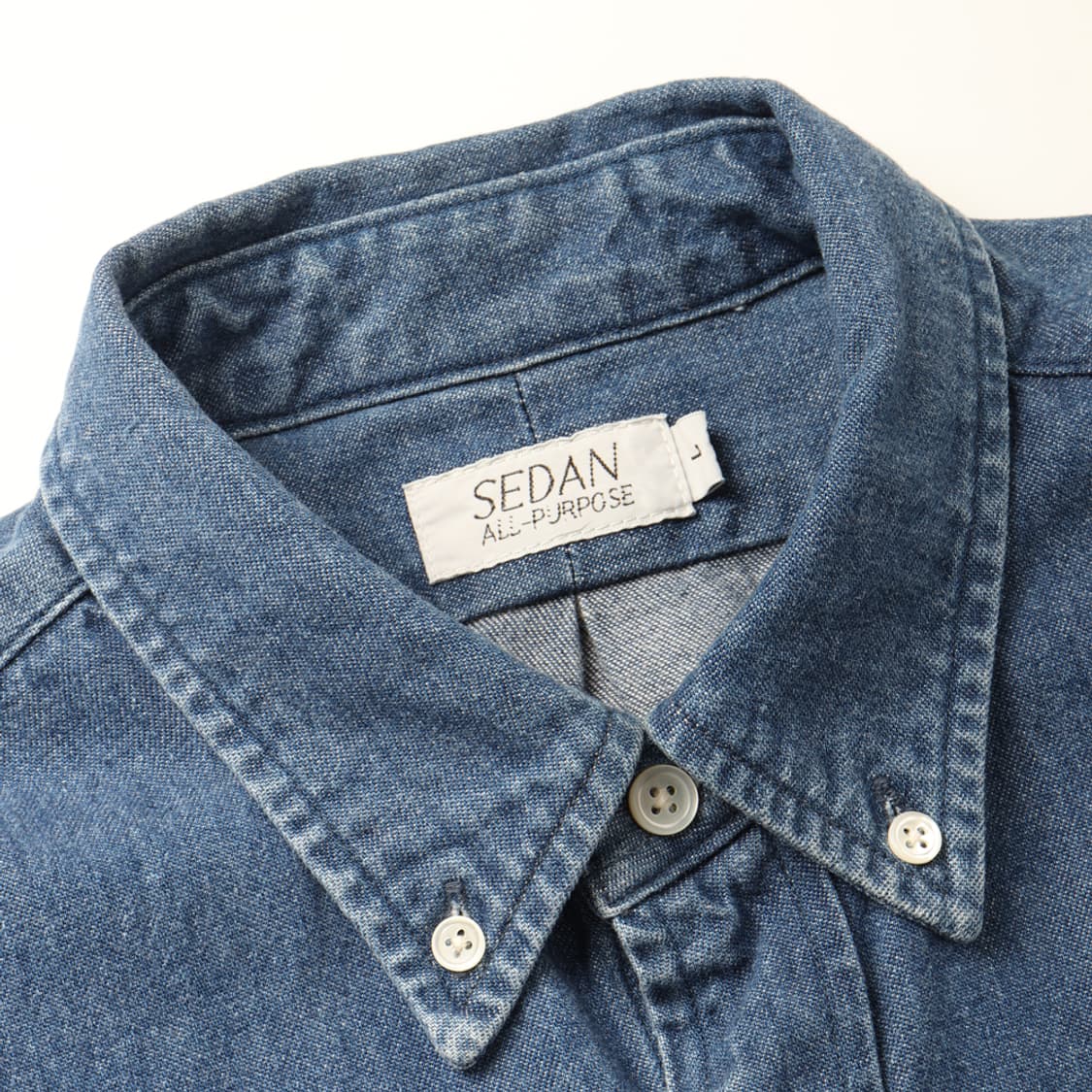 SEDAN ALL-PURPOSE Denim Big B.D Shirt 상품이미지5