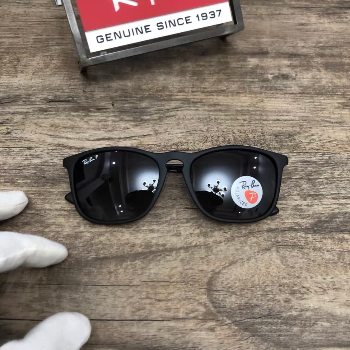 레이벤 rayban 4187 편관 선글라스 블랙 상품이미지3