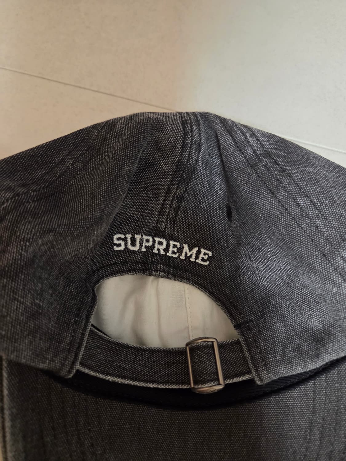 슈프림 피그먼트 6패널 모자 블랙 상품이미지2