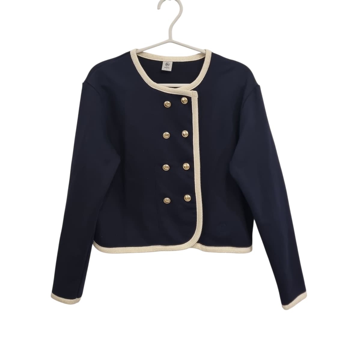 RONRON 론론 네이비 금장 단추 가디건 상품이미지1