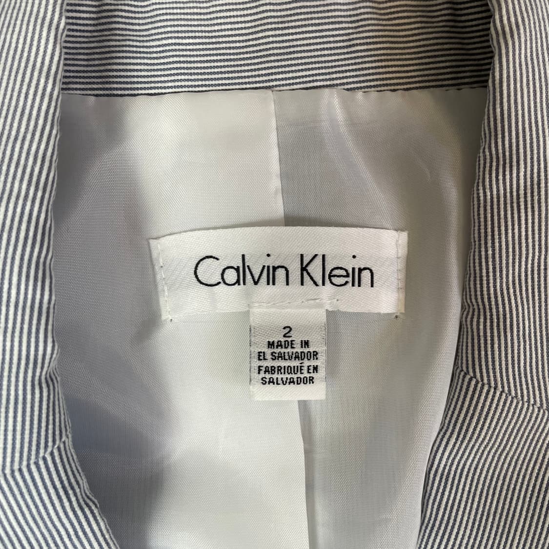 Calvin 시어서커 스트라이프 블레이저 2 상품이미지4