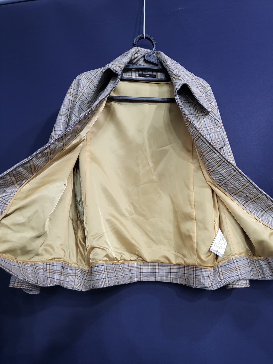 체크 오버핏 자켓 상품이미지7