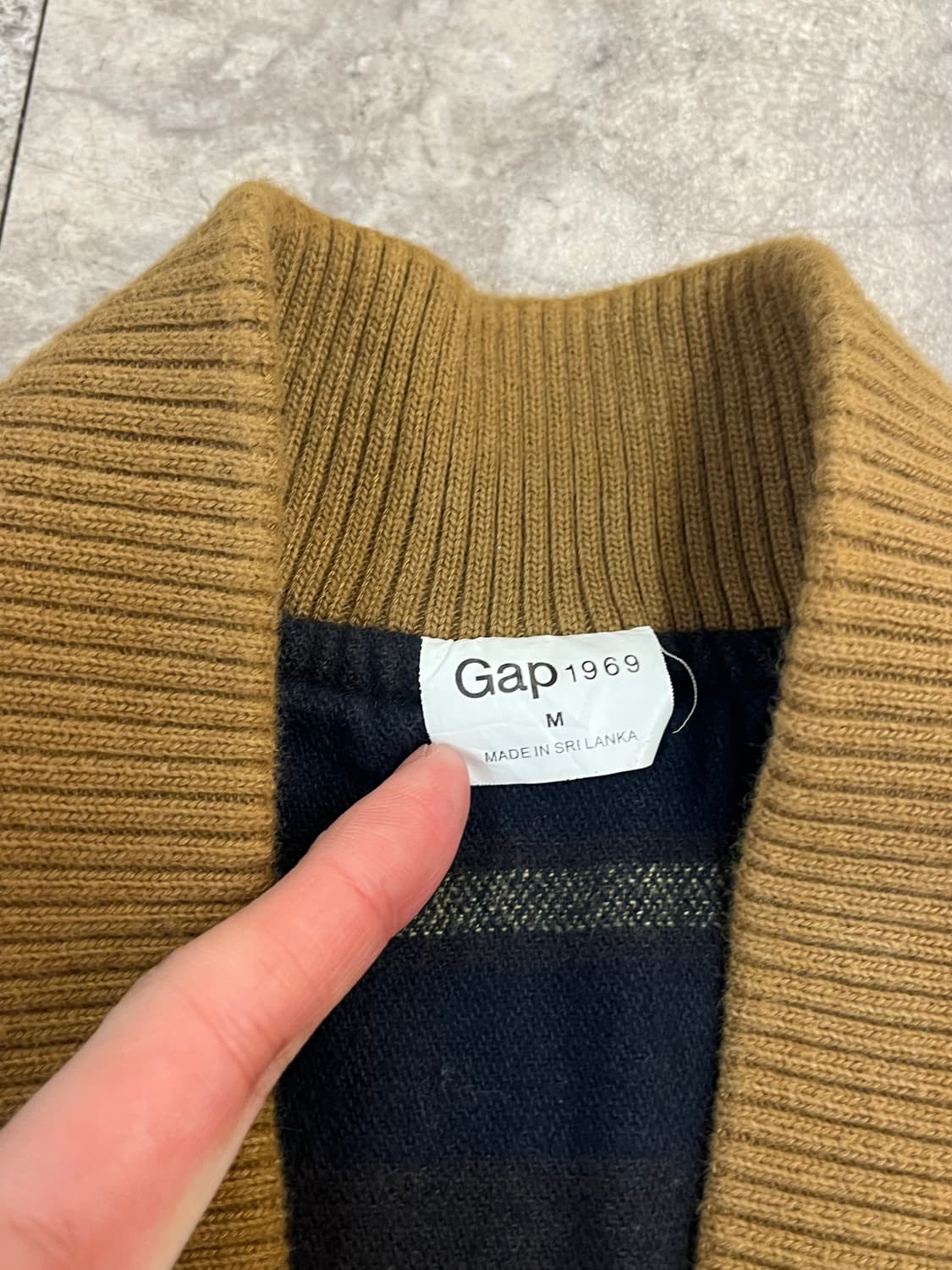 갭 베스트 집업 브라운 M #csz3904 상품이미지3