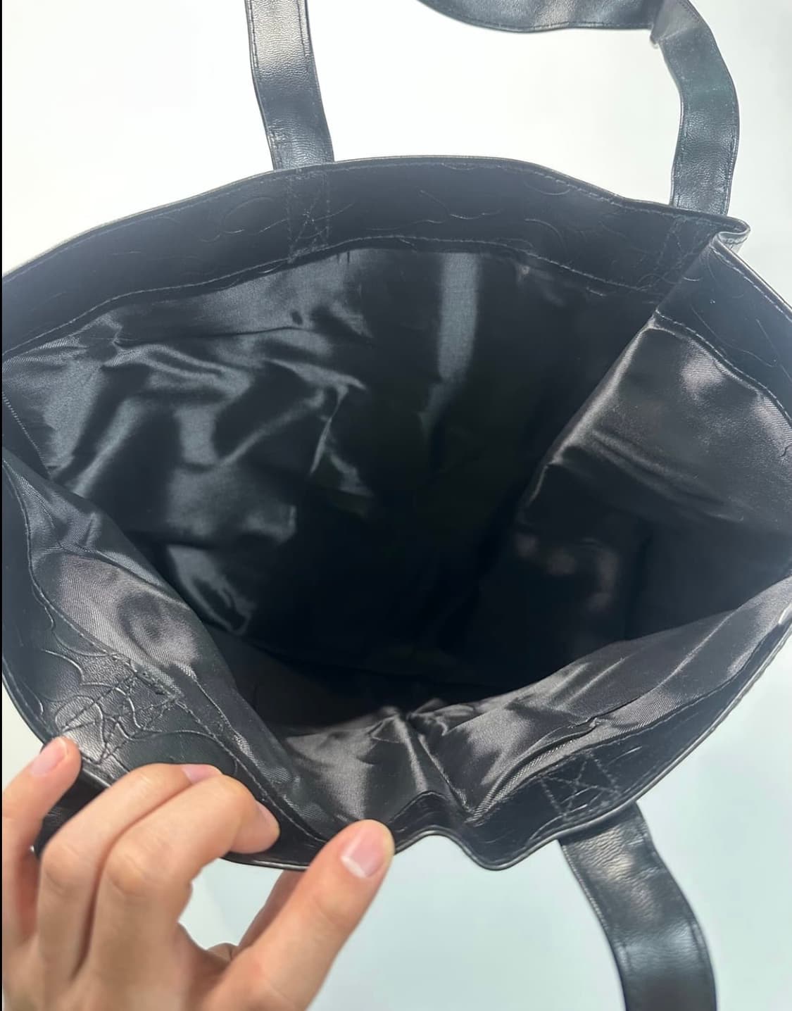 베이프 블랙 가죽 토트백 숄더백  상품이미지4