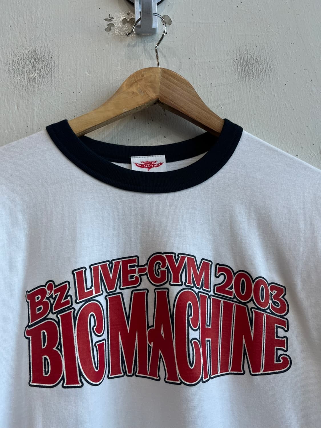 B'z live gym 2003 BIG MACHINE 반팔 링거티 S 상품이미지2