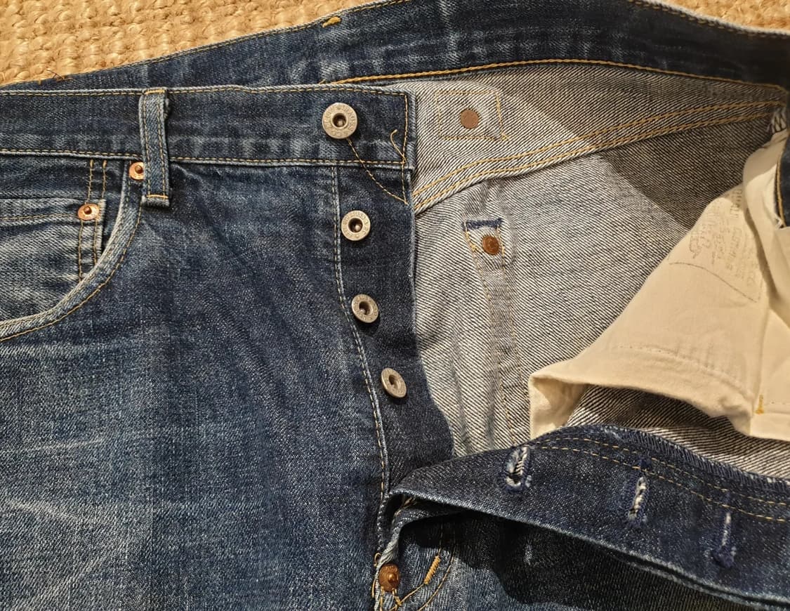 90s LEVIS 702 신치백 셀비지 데님 상품이미지8