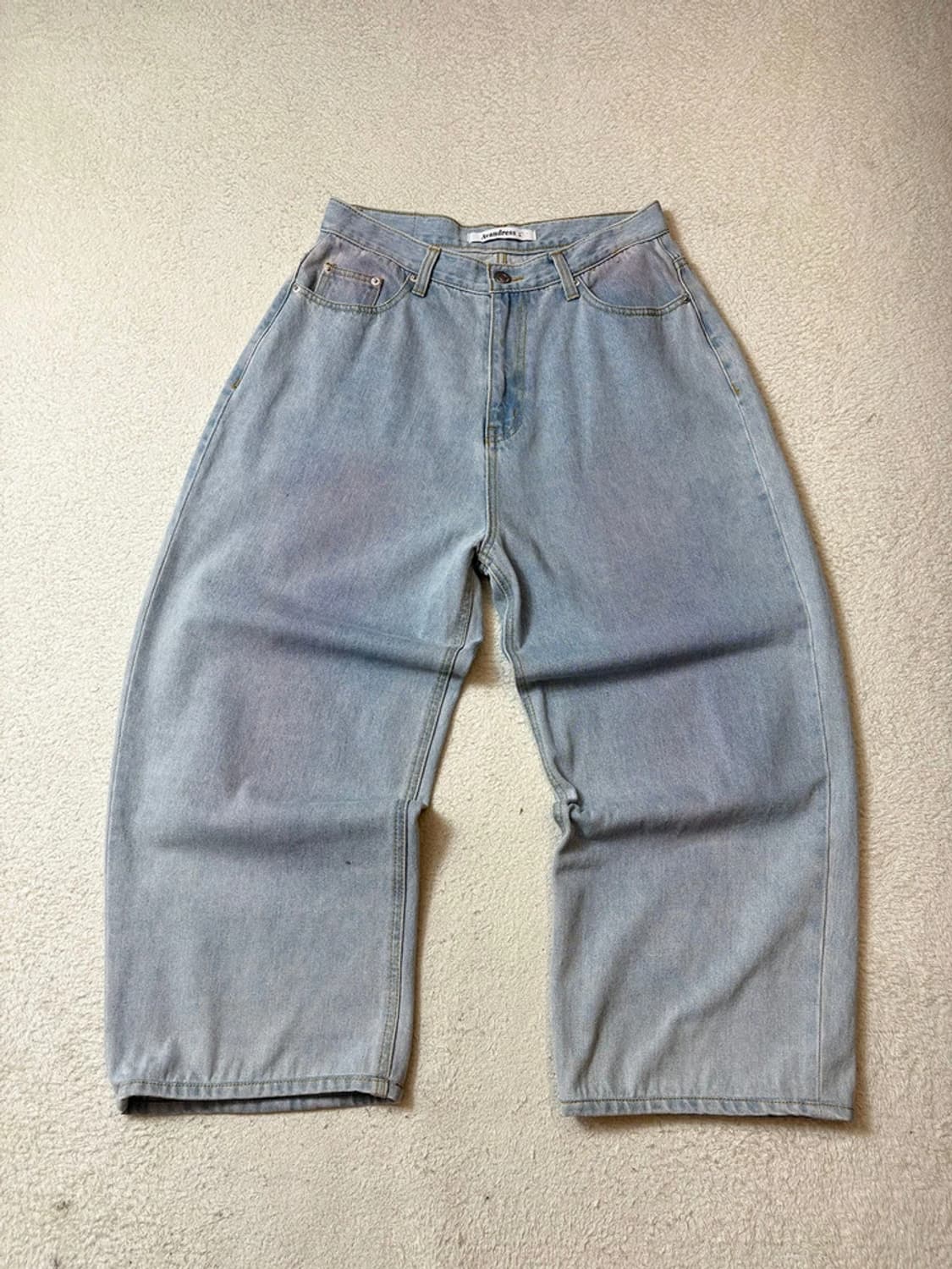 어반드레스 와이드 컬러 워싱 데님 팬츠 PN6778 상품이미지1