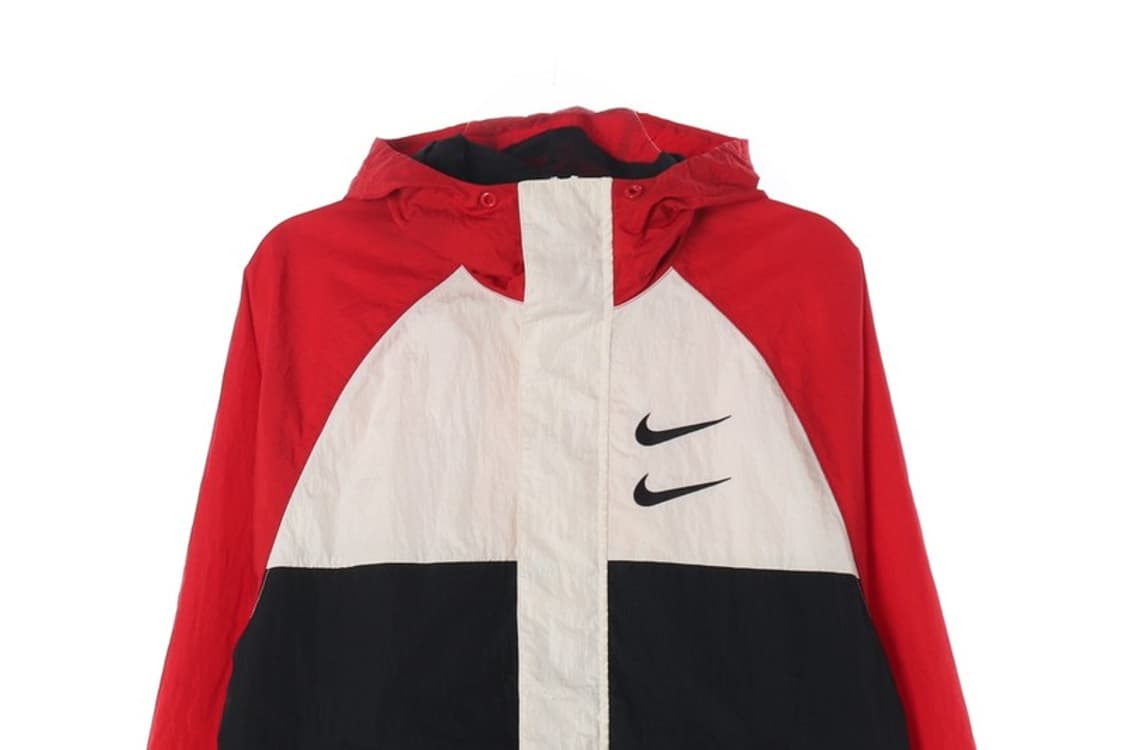 나이키 더블 스우시 배색 우븐 후드 자켓 M 상품이미지3