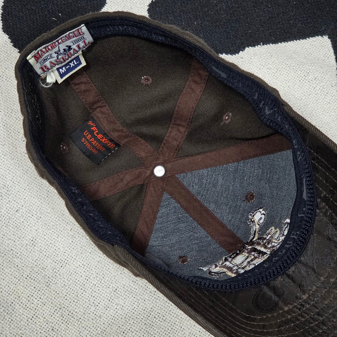 엠엘비 Y2K 디트로이트 브라운 골드 볼캡 상품이미지4