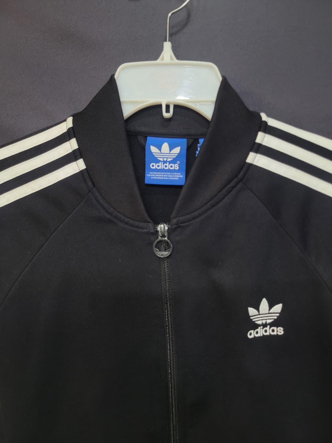 아디다스 불꽃 파이어버드 검흰 슈퍼스타 트랙탑 져지  상품이미지2