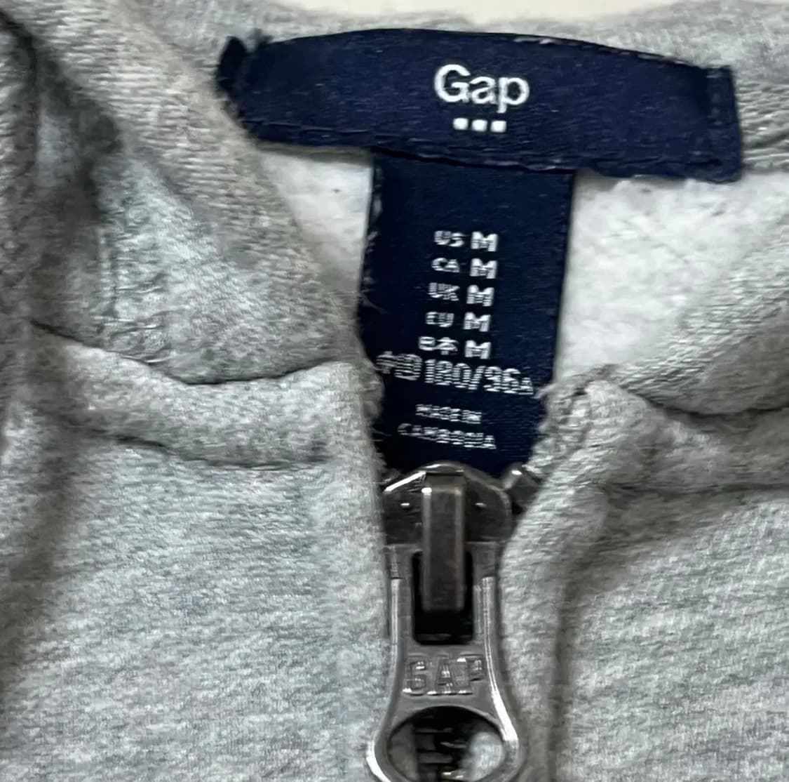 빈티지 너드 갭 후드집업 상품이미지3